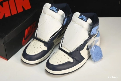 JORDAN 555088-140 RETRO OBSIDIAN HIGH AIR 1 UNC 0903